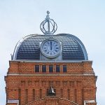 Blick auf den renovierten Turm