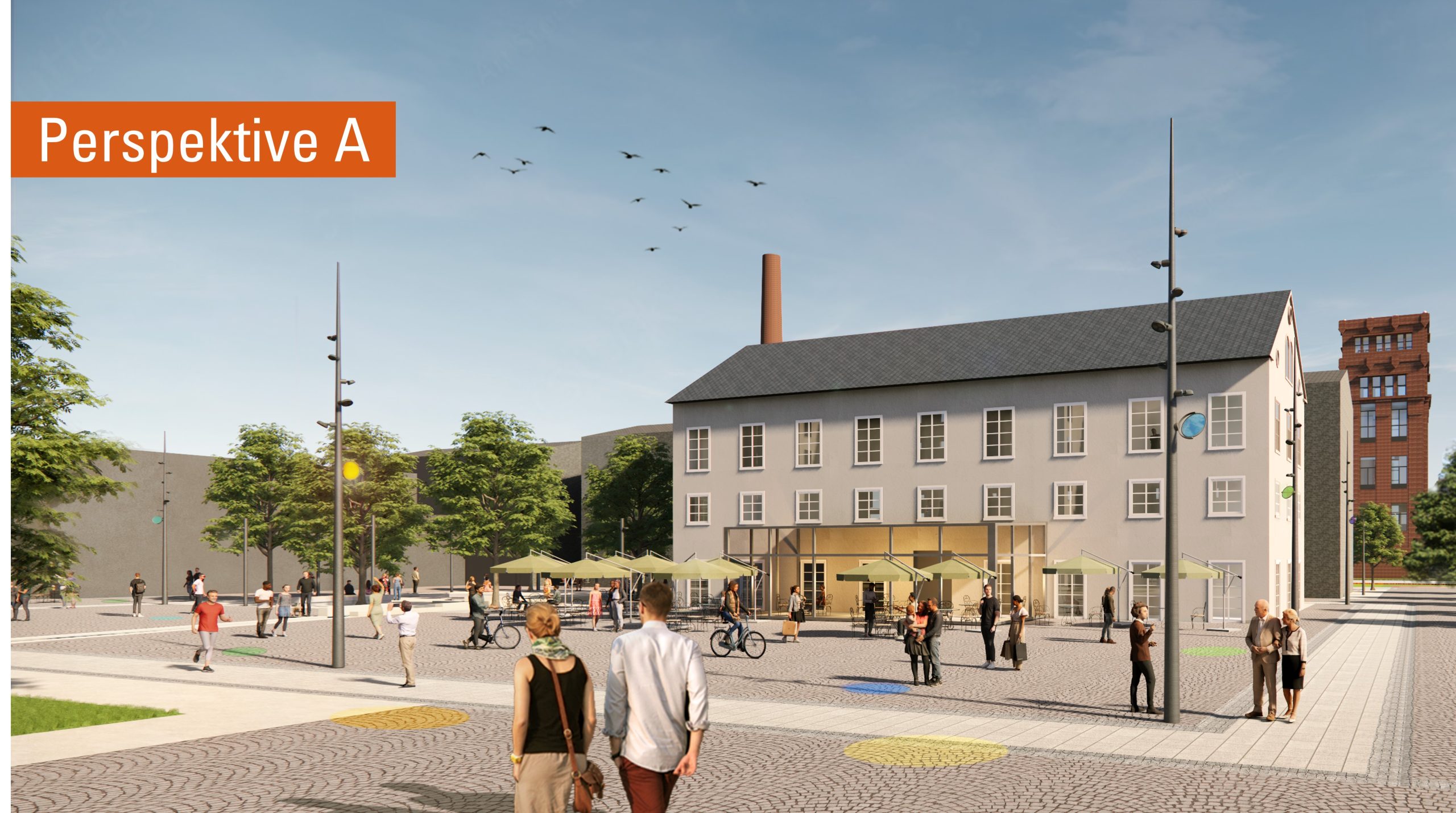 3D-Perspektive A am Tag