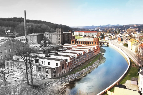 Blick auf die Alte Baumwolle